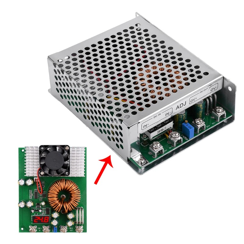 Convertisseur abaisseur DC-DC  - Step Down Dc Power Supply Module 1000W avis et prix